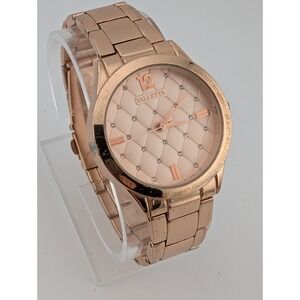 Valletta Watch Women 35mm Case Rose Gold‎ 7.25" Band- New Battery